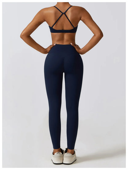 COJUNTO DE ROPA DEPORTIVA DE YOGA,LEGGINGS DEPORTIVOS PARA GIMNASIO DE 2 O 3 PIEZAS