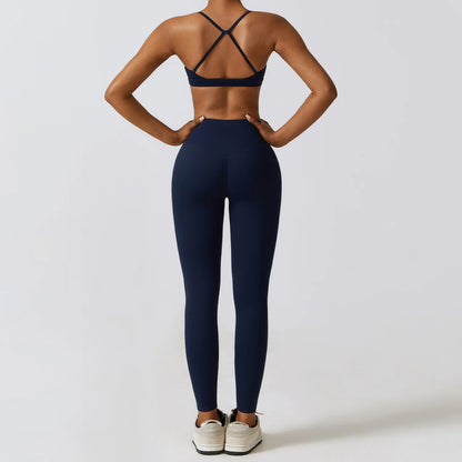 COJUNTO DE ROPA DEPORTIVA DE YOGA,LEGGINGS DEPORTIVOS PARA GIMNASIO DE 2 O 3 PIEZAS