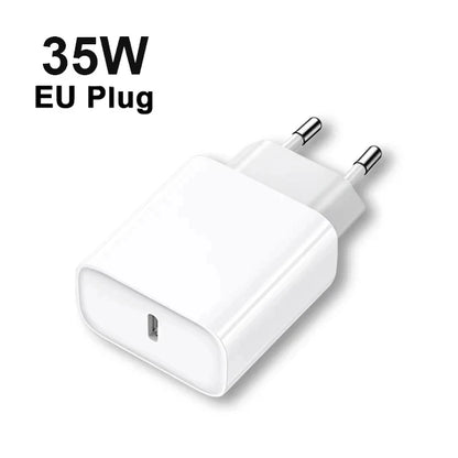 CARGADOR USB DE CARGA RAPIDA DE 35 W PARA IPHONE 11,12,13,14,15,16 PRO MAX