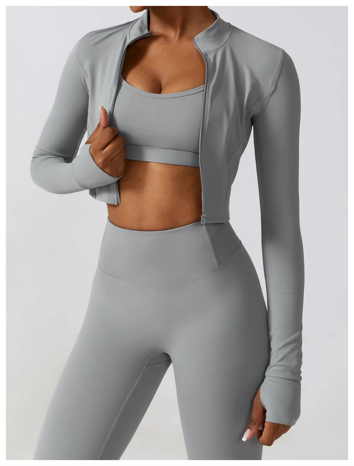 COJUNTO DE ROPA DEPORTIVA DE YOGA,LEGGINGS DEPORTIVOS PARA GIMNASIO DE 2 O 3 PIEZAS