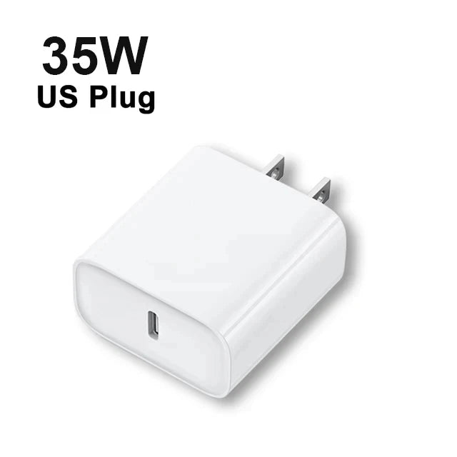 CARGADOR USB DE CARGA RAPIDA DE 35 W PARA IPHONE 11,12,13,14,15,16 PRO MAX