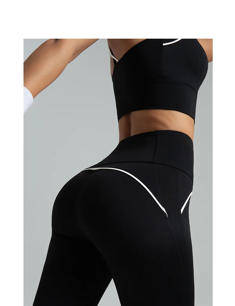 CONJUNTO DE 2 PIEZAS DE ROPA DEPORTIVA PARA MUJER DE ALTA ELASTICIDAD