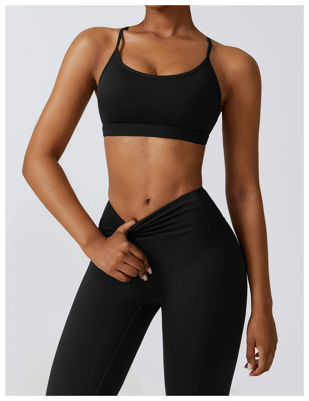 COJUNTO DE ROPA DEPORTIVA DE YOGA,LEGGINGS DEPORTIVOS PARA GIMNASIO DE 2 O 3 PIEZAS