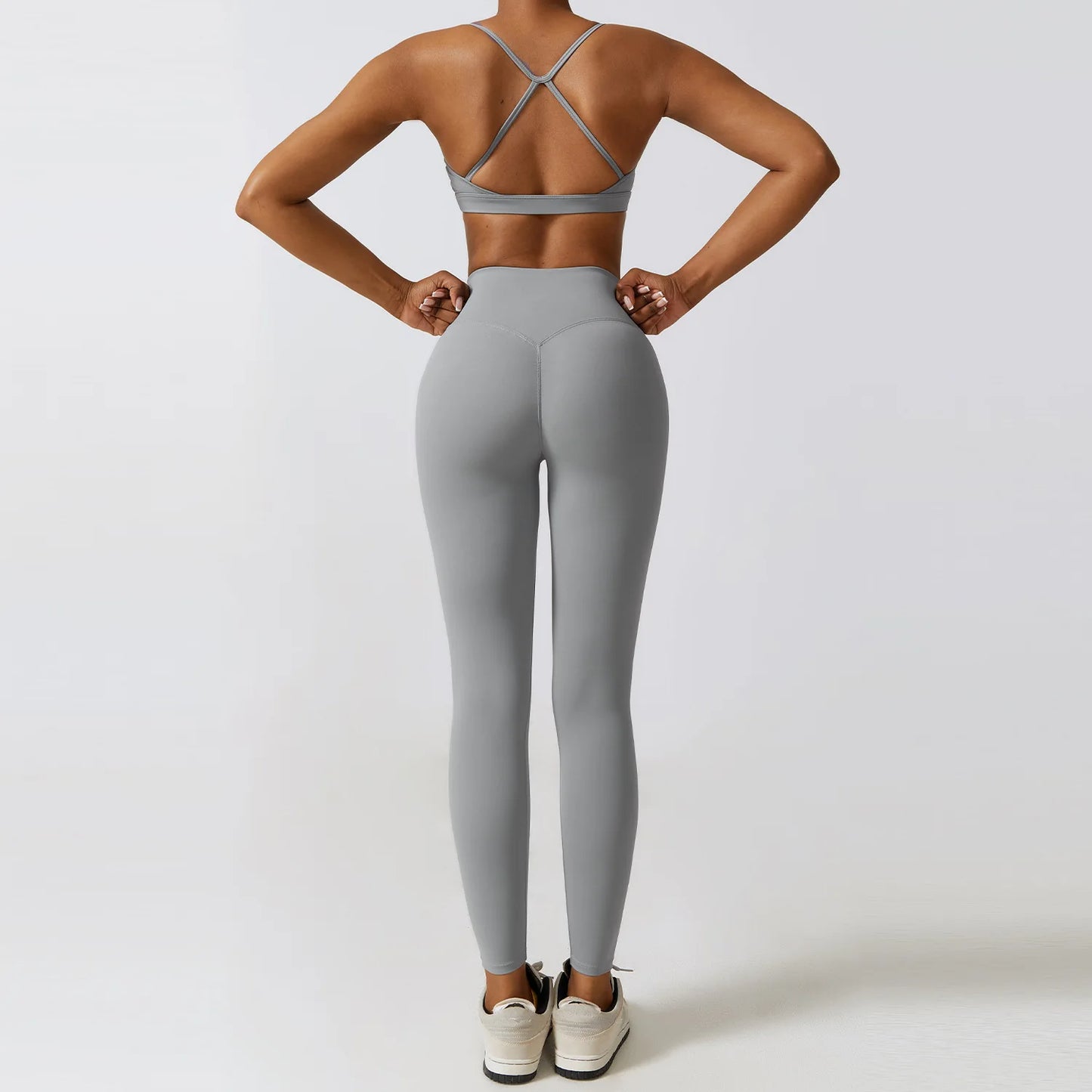 COJUNTO DE ROPA DEPORTIVA DE YOGA,LEGGINGS DEPORTIVOS PARA GIMNASIO DE 2 O 3 PIEZAS