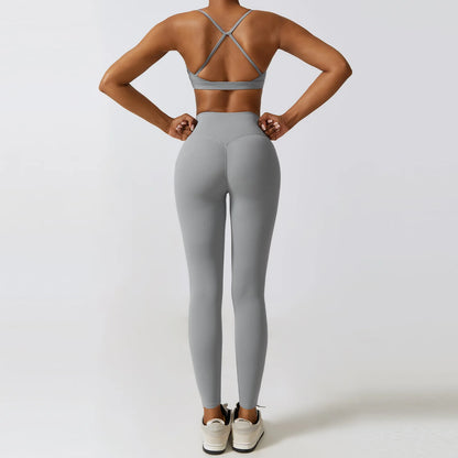 COJUNTO DE ROPA DEPORTIVA DE YOGA,LEGGINGS DEPORTIVOS PARA GIMNASIO DE 2 O 3 PIEZAS