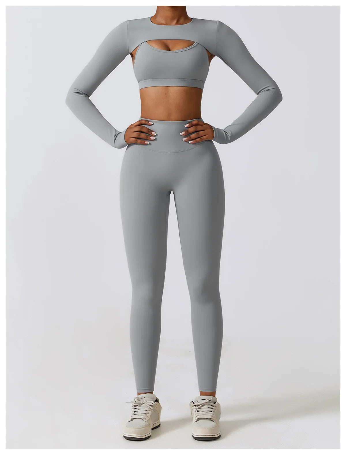 COJUNTO DE ROPA DEPORTIVA DE YOGA,LEGGINGS DEPORTIVOS PARA GIMNASIO DE 2 O 3 PIEZAS