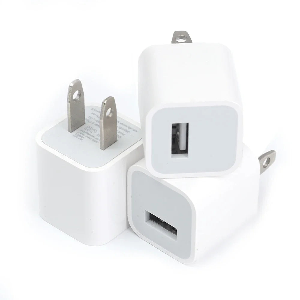 CARGADOR DE PARED USB DE CARGA RAPIDA  PARA IPHONE 14,13,12, PRO MAX XR,XS, X 8-7-6 PLUS Y IPAD.