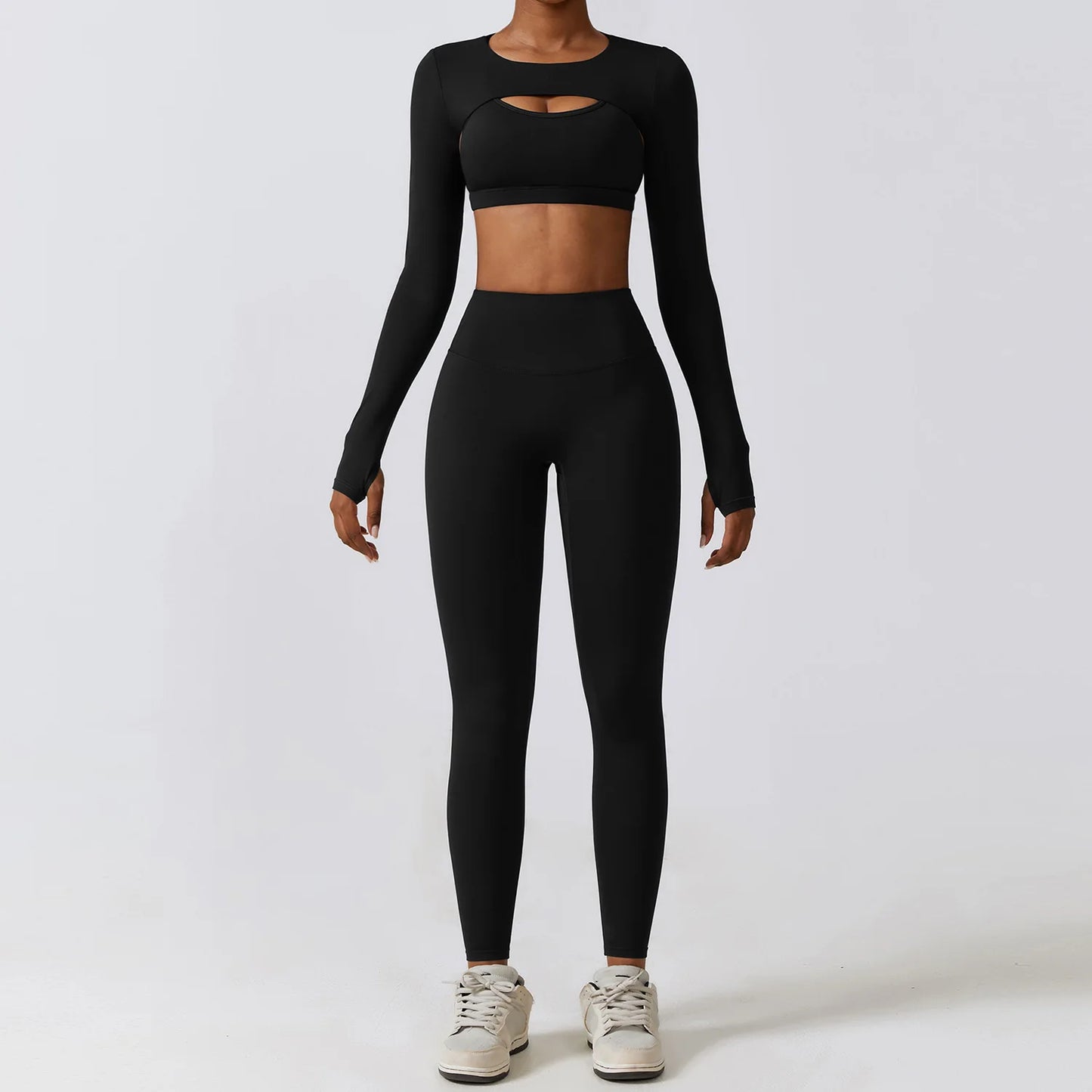 COJUNTO DE ROPA DEPORTIVA DE YOGA,LEGGINGS DEPORTIVOS PARA GIMNASIO DE 2 O 3 PIEZAS