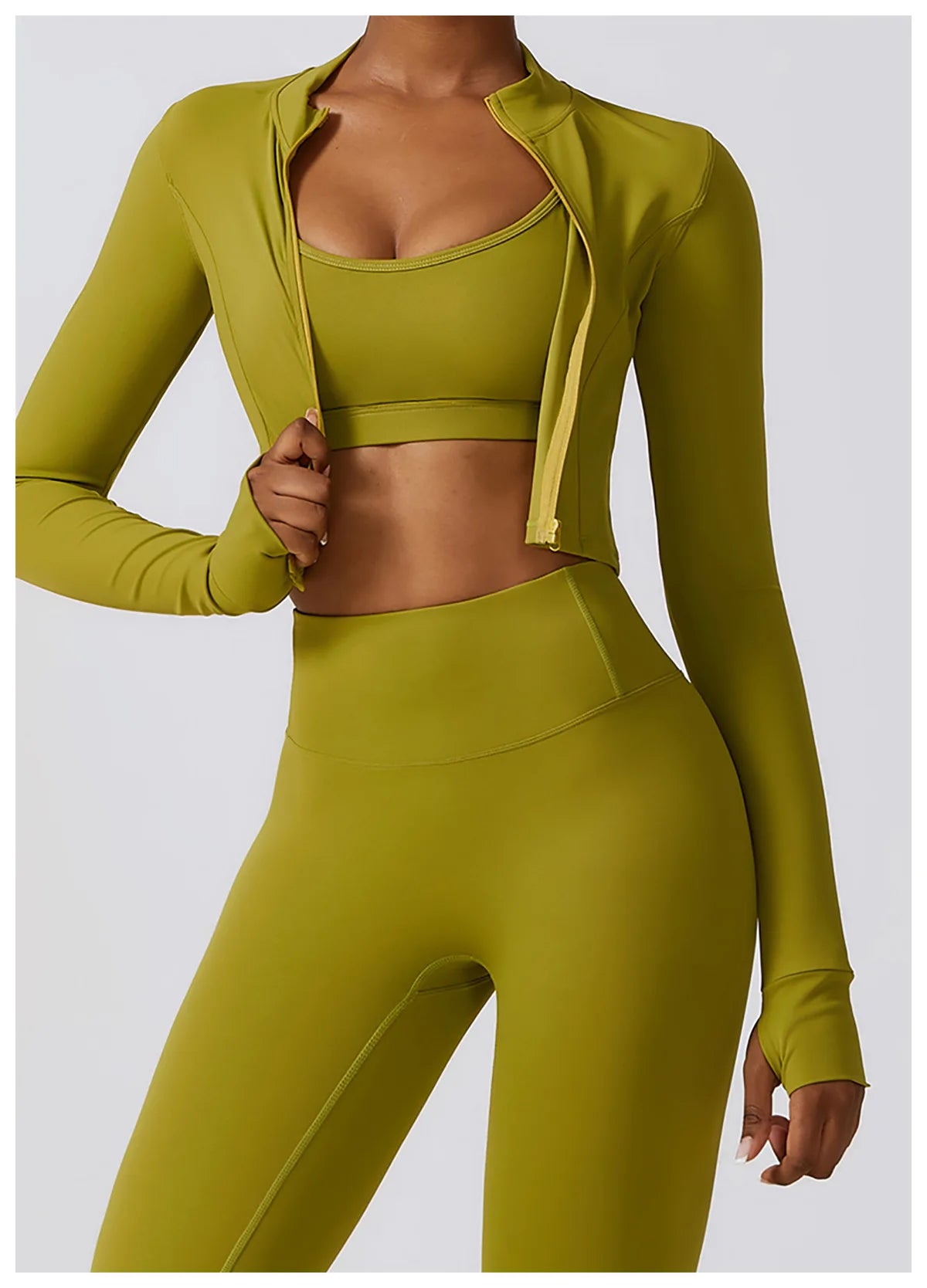 COJUNTO DE ROPA DEPORTIVA DE YOGA,LEGGINGS DEPORTIVOS PARA GIMNASIO DE 2 O 3 PIEZAS